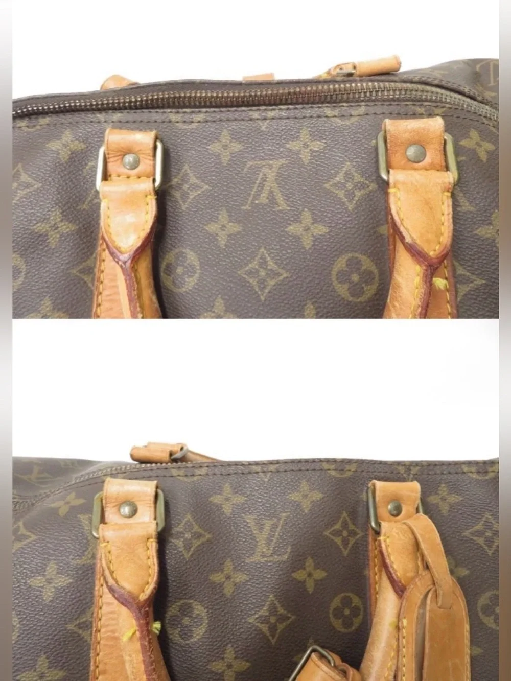 Louis Vuitton Monogram Duffle Boston Bag Keepall 55